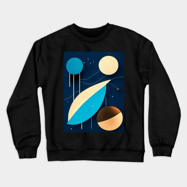 Moons Crewneck Sweatshirt by puravidavisions